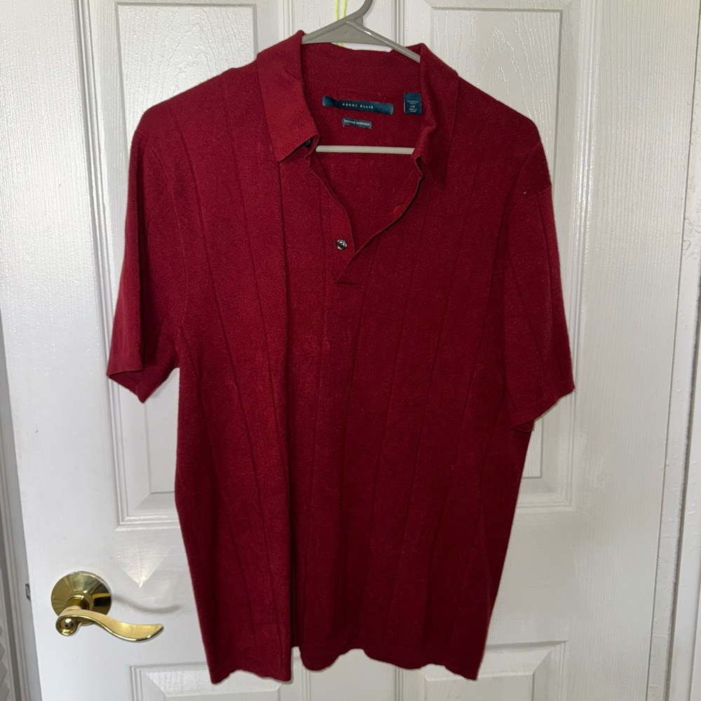 Men Perry Ellis Knit Shirt